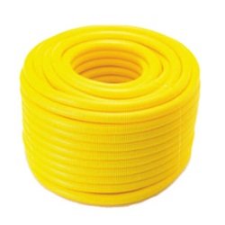 ท่ออ่อนลายลูกฟูก SCG Corrugated PVC Conduit : Yellow , 1/2&quot; (18mm.)