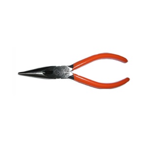 คีมปากแหลมด้ามยาง SHELL No.ST-208 Long Nose Pliers with Side Cutter , 8&quot;