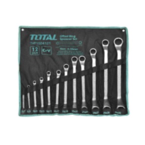 ชุดประแจแหวนข้างปากตาย TOTAL No.THT-1022121 Combination Wrench , 6-24 mm.  (12Pcs/ea)