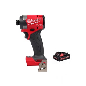 ไขควงกระแทกไร้สาย MILWAUKEE No.M18FID3-1HB3 Cordless Impact Screwdriver 18V 226 Nm : 4 Step , 1 kg.(ฺ1xBattery 3.0Ah)