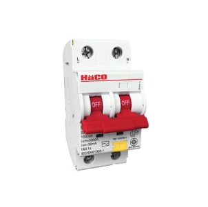 เบรคเกอร์ HACO No.RO4-16C/30 Circuit Breaker RCBO 30mA 10kA , 2P 16A 230VAC