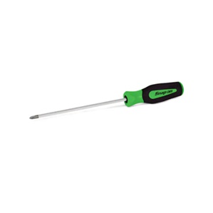 SNAP-ON No.SGDP82BG Screwdriver Phillips Cabinet Instinct Soft Grip Green #2 tip 13&quot;