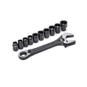 ประแจเลื่อนพร้อมลูกบ๊อกซ์ MAKITA No.MPB-65458 Pass Thru Wrench set 3 in 1  11pcs/ea