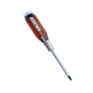 ไขควง VESSEL No.100 (2069114) Screwdriver : Wood handle , +1x75 mm.