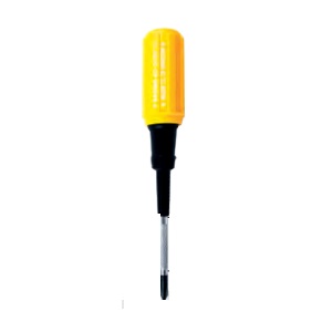 ไขควงด้ามยาง BROWN No.D-3030 (2060008) Rubber Grip Screwdriver , PH 2 (200x300mm.) Yellow-handle