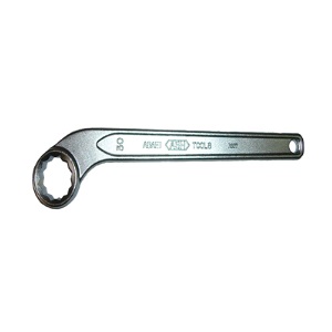 ประแจแหวนหัวเดี่ยว (หัวงอ 45องศา) ญี่ปุ่น ASAHI Single offset ring wrench : Bent head 45° , 11mm. (Made in Japan)