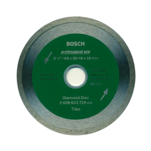 ใบตัดเพชร BOSCH No.2608603729 Diamond cutting disc (Standard for Ceramic) , 4&quot;