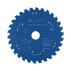 ใบเลื่อยวงเดือนสำหรับสแตนเลส BOSCH No.2608644533 Circular Saw blade (Expert for stainless Steel) , 6.3&quot; x 40T