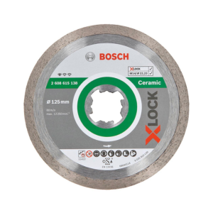 ใบตัดเพชร BOSCH No.2608615138 Diamond cutting disc X-LOCK (Standard for Ceramic) , 125mm.