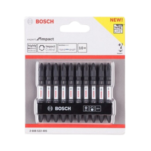 ดอกไขควง BOSCH No.2608522406 Screwdriver bit PH2 , 110 mm. (10pcs/ea) black