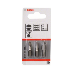 ดอกไขควง BOSCH No.2607001750 Insert Bit EX LS0.6, LS0.8, LS1.2 , 25 mm. (3pcs/Ea)