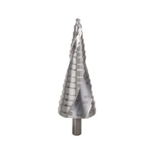 ดอกสว่านขั้นบันได BOSCH No.2608587427 Step Drill Bits : HSS 16 Step , 6 - 40mm. (Silver)