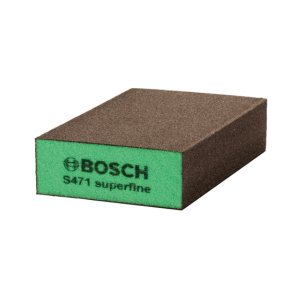 ฟองน้ำขัด BOSCH No.2608901180 Scrubbing Sponge : Super Fine (P320-500) , 69 x 98 x 26mm.