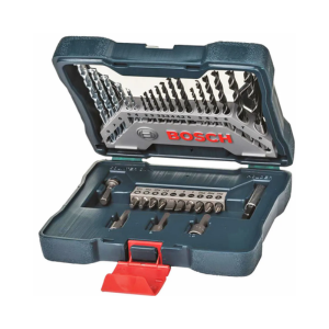 ชุดดอกสว่านและดอกไขควง BOSCH No.2607017398 Multi Purpose Drill Bit &amp; Screwdriver Bit Set : X-Line (33 Pcs)