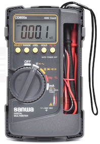 ดิจิตอลมัลติมิเตอร์ SANWA No.CD800A Digital Multimeter