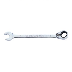 ประแจแหวนข้างปากตาย (แบบฟรี 2 ทาง) KING TONY NO.373218M Combination ratchet wrenches , 18mm.