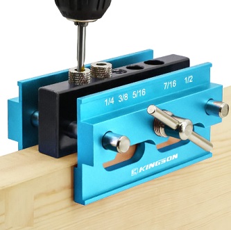 อุปกรณ์ช่วยเจาะเดือย Center Drill Jig for Woodworking