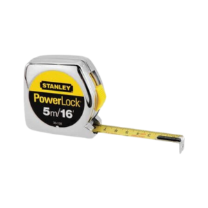 ตลับเมตรสีเงิน STANLEY No.33-158 Powerlock Tape Size 5 M. (16 ft.)