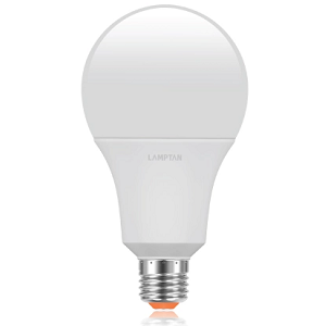 หลอดแอลอีดี LAMPTAN LED BULB NO.Gloss V2 9W Warmwhite 2700K