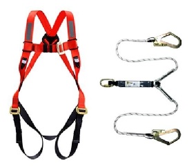 เข็มขัดนิรภัยสำหรับทำงานที่สูง 2 ตะขอ BEC NO.NP-787B2 Full Body Harness 2 Hook