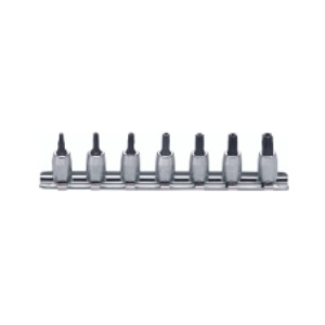 ชุดบ๊อกซ์เดือยโผล่ท๊อกซ์ KOKEN NO.RS2025/7-L28 Dr. Set Tamper Resistant Torx Bit Socket , 1/4&quot; (7pcs/ea)