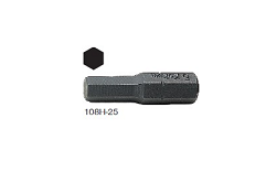 KOKEN NO.108H-L25-5 Hex Bit Size 5&quot; ดอกไขควงหัวหกเหลี่ยม แกน 1/4&quot;