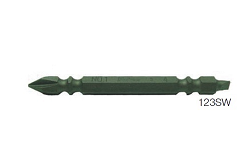 KOKEN NO.123SW-L100-2-5.5 Double Ended Bits #2x5.5mm. L 100mm. ดอกไขควงลม-ไฟฟ้า แบน-แฉก 2 หัว