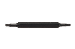 KOKEN NO.131T-T10-T15 Bit Screwdriver, L 80, T10xT15 ดอกไขควง หัวท๊อกซ์ 2 หัว แกน 5/16&quot;