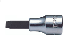 KOKEN NO.4005-60-8 Slotted Bit Socket Size 8mm., 1/2&quot;Dr. บ๊อกซ์เดือยโผล่ แบน 