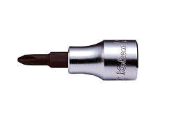 KOKEN NO.4000-60(PZ)-PZ2 PoziDrive Bit Sockets, 1/2&quot;Dr. PZ2, บ๊อกซ์เดือยโผล่