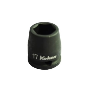 ลูกบ๊อกซ์ลมสั้น KOKEN NO.14400M-8 1/2&quot;Dr. Impact Sockets, 8mm. L 38, 6P