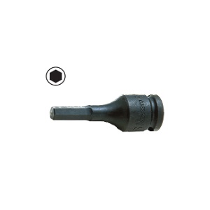 บ็อกซ์เดือยโผล่หกเหลี่ยม KOKEN NO.13012M-52-5 3/8&quot;Dr. Impact Hex Bit Sockets 5mm.