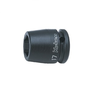 ลูกบ๊อกซ์ลมสั้น KOKEN NO.14400A-5/16 1/2&quot;Dr. Impact Sockets, L 38, 5/16&quot; 6P