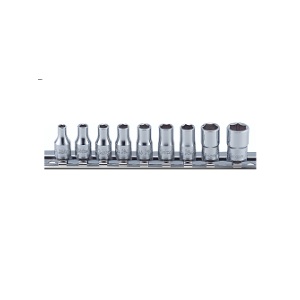 KOKEN NO.RS2405A/10 1/4&quot;Dr. Set Socket Aerospace Standard 12P 10pcs.