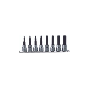 ชุดบ๊อกซ์เดือยโผล่หกเหลี่ยม KOKEN NO.RS3010M/8-L38 Inhex Bit Socket Set , L38mm , 3/8&quot; (8pcs/ea)