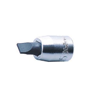 บ็อกซ์เดือยโผล่ปากแบน KOKEN No.2005-25-10 1/4&quot;Dr. Slotted Bit Socket 10mm.