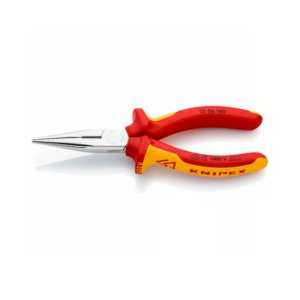 คีมปากแหลมแบบ Radio  KNIPEX NO.25 06 160 Insulate Snipe Nose Side Cutting Pliers VDE 1000v. (160mm.)