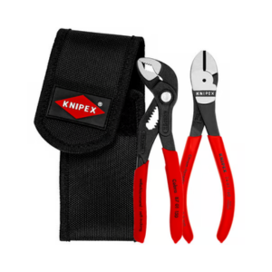 KNIPEX NO.00 20 72 V02 Mini pliers set in belt tool pouch, 2pcs.