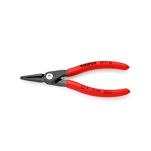 KNIPEX NO.48 11 J0 Precision Circlip Pliersto assemble internaol circlips into bores :Steel spring (140mm.)