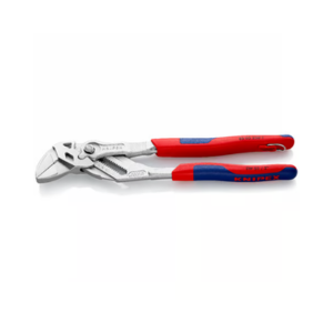 คีมประแจ KNIPEX No.86 05 250T Plier Wrench with integrate safety lug for attatching a tool tether, 250mm.