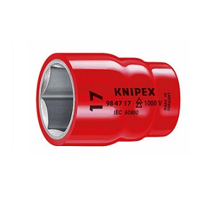 KNIPEX NO.98 47 10 Hexagon Socket For Hexagonal Screws 1/2&quot;sq. 