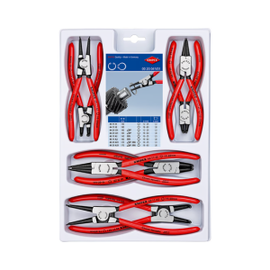 KNIPEX NO.00 20 04 V01 Circlip Pliers Sets 8pcs.