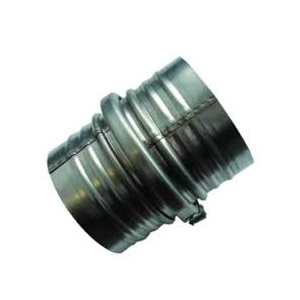 NEDERMAN No.20947410 Hose Coupling Incl 2 sleeves and Hose clips 100 mm.