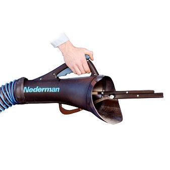 NEDERMAN NO.20867661 Exhaust nozzles with internal grip and quick coupling, 100mm.