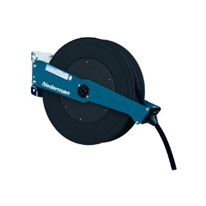 โรลสายลม/สายน้ำ NEDERMAN No.30800688 Hose Reel 888, Air/Water Hose 3/8&quot; Hose Adaptor 1/2&quot;, L 15 m.