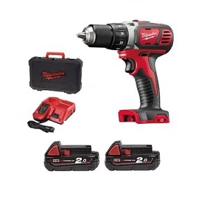 สว่านไขควงไร้สาย MILWAUKEE NO.M18 BDD-202C M18 Fuel 2-speed Drill 18V 2Ah (Charger , 2Ah battery x 2)