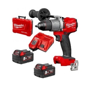 สว่านไขควงไร้สาย MILWAUKEE NO.M18 FPD-402C M18 Fuel 2-speed Drill , 4.0 Ah 2 Battery 18V (Charger , 2 Battery)