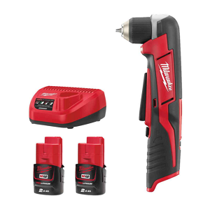 สว่านไร้สายมุมฉาก MILWAUKEE NO.M12RAD-202C M12 Right Angle Drill , (Charger , 2 Battery)