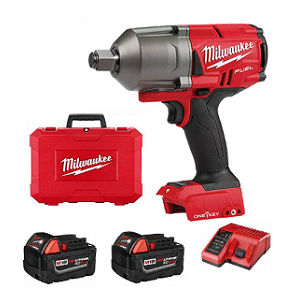 บ๊อกซ์ไร้สายระบบกระแทก MILWAUKEE NO.M18 ONEFHIWF34-502X M18 Fuel impact wrench 3/4&quot;SD, 1,626 Nm, 18V (Charger + 2 Battery 5.0A)