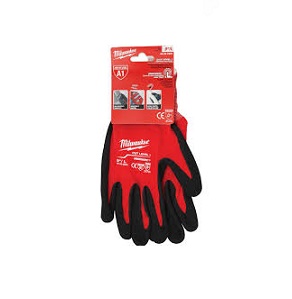 ถุงมือ MILWAUKEE NO.48-22-8901 Dipped Gloves Size M